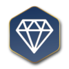 Mission Sponsor Diamond Badge Icon