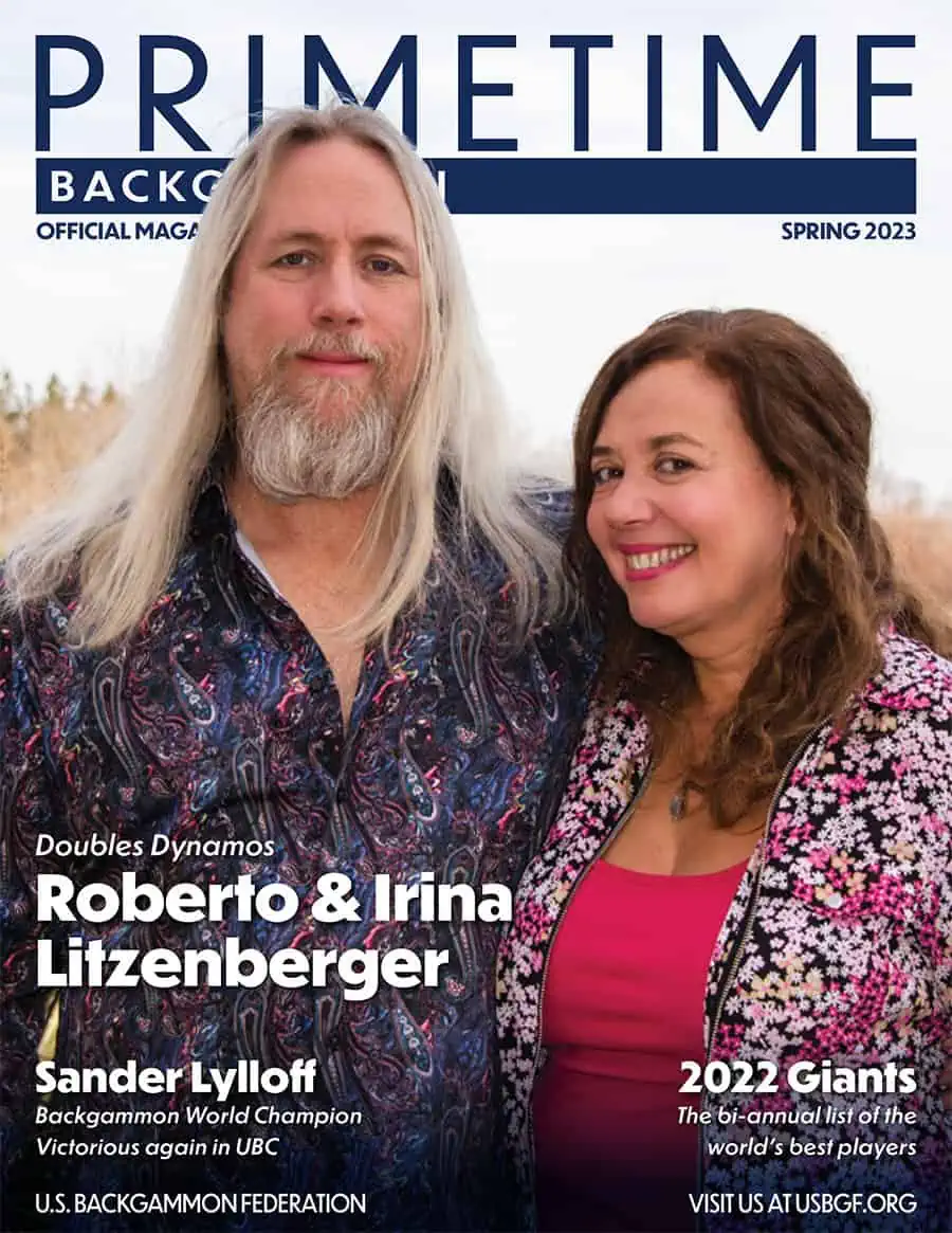 Roberto and Irina Litzenberger on the cover of PrimeTime Magazine