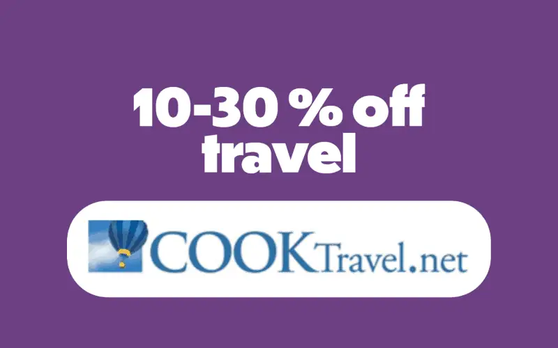 10-30% off travel - Cook Travel. net