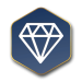 Mission Sponsor Diamond Badge Icon