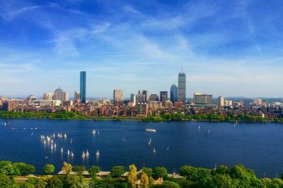 Boston Backgammon Open, Boston harbor and city skyline
